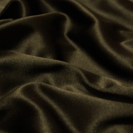 Ткань атлас коттон коричневый (метр )