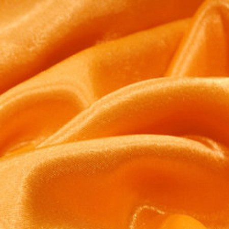 Ткань креп-сатин оранжевый (метр )