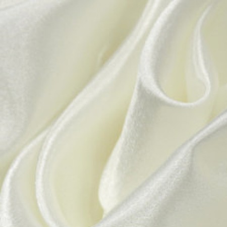 Ткань креп-сатин молочный (метр )