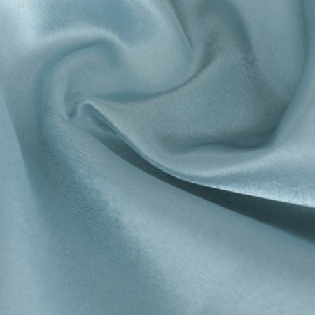 Ткань креп-сатин голубой (метр )