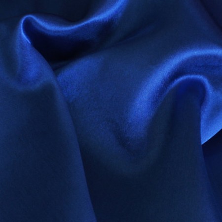Ткань креп-сатин электро-синий (метр )