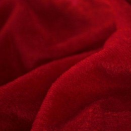 Ткань велюр стрейчевый красный (метр )