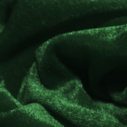 Ткань велюр стрейчевый темно-зеленый (метр )