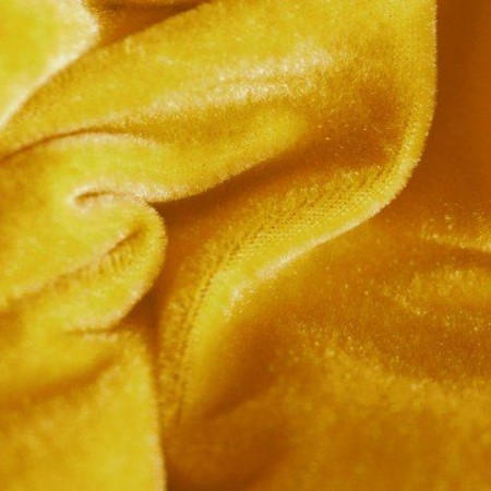 Ткань велюр стрейчевый желтый (метр )