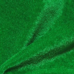 Ткань велюр стрейчевый зеленый (метр )