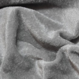 Ткань велюр стрейчевый серый (метр )
