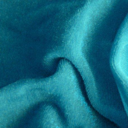 Ткань велюр стрейчевый голубая бирюза (метр )