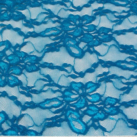 Ткань гипюр стрейчевый голубая бирюза (метр )