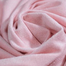 Ткань замша стрейч розовый (метр )