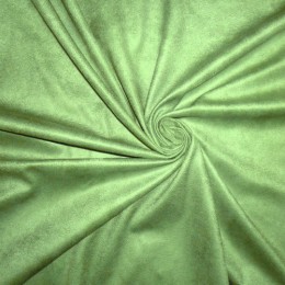 Ткань замша на дайвинге светло-зеленая (метр )