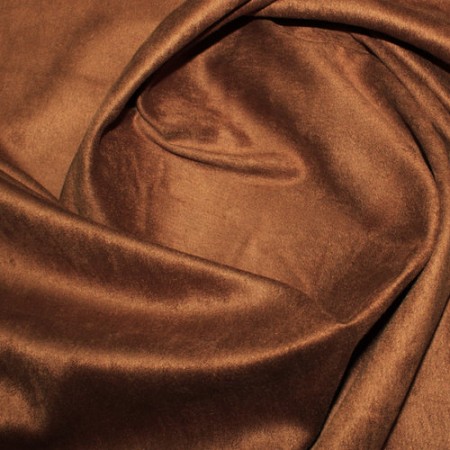 Ткань замша на дайвинге медно-коричневая (метр )
