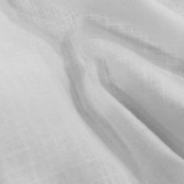 Ткань лен стрейчевый белый (метр )