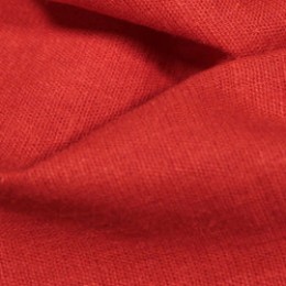 Ткань лен стрейчевый красный (метр )