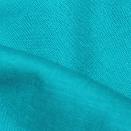 Ткань лен стрейчевый голубая бирюза (метр )