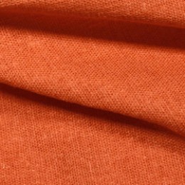 Ткань лен стрейчевый оранжевый (метр )