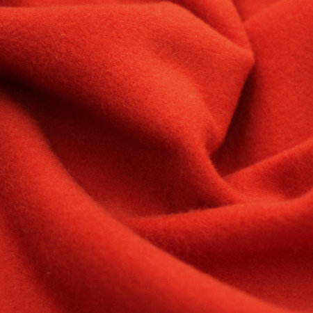 Ткань пальтовая кашемир (580 GSM) морковный (метр )
