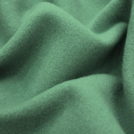 Ткань пальтовая кашемир (580 GSM) серо-зеленый (метр )