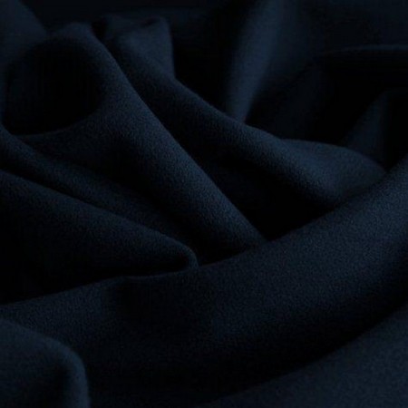 Ткань кашемир темно синий (воронье крыло) (метр )