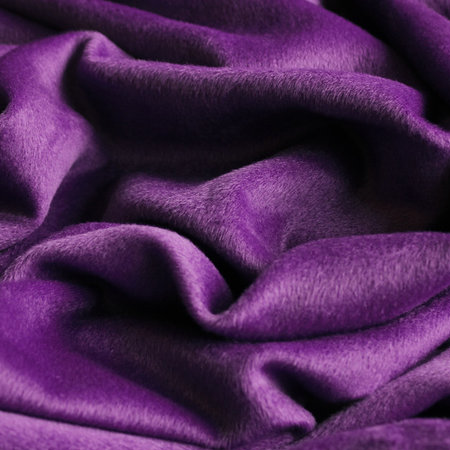 Ткань пальтовая ворсовая фиолетовая (метр )