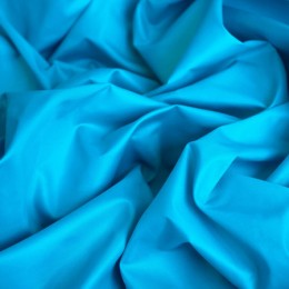 Ткань плащевка лаке голубая бирюза (метр )