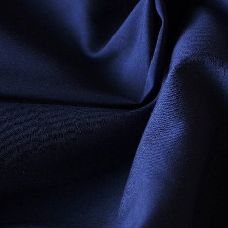 Ткань рубашечная стрейч темно-синяя (метр )