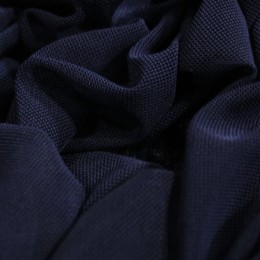Ткань сетка стрейч темно-синяя (метр )