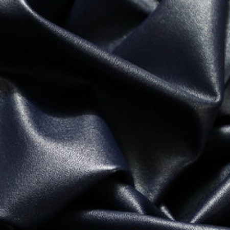 Ткань исскуственная стрейч кожа темно-синяя (метр )