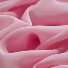 Ткань шифон розовый (метр )