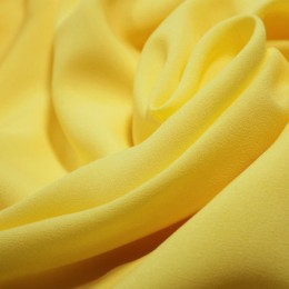 Ткань креп-шифон желтый (метр )