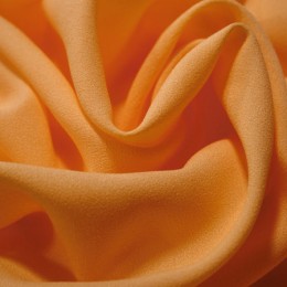 Ткань креп-шифон оранжевый (метр )