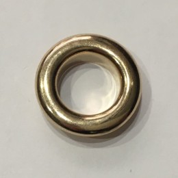 Люверс круглый 19мм №32 нержавейка золото (1000 штук)