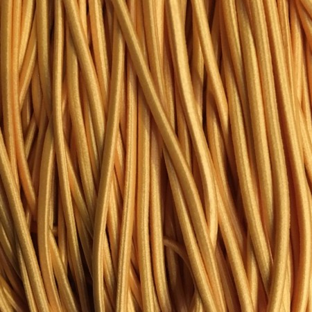 Резинка шнур производство 2,5см желтый (50 метров)