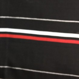 Довяз черный полоса красная белая (манжет 14х7см) 180см (Килограмм)