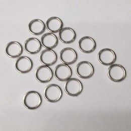 Кольцо металл литое 8мм никель (1000 штук)
