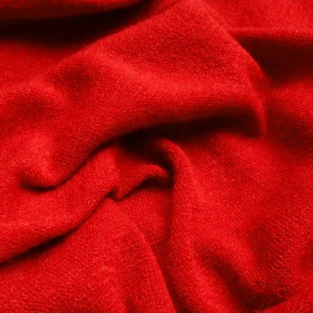 Ткань трикотаж ангора арктика красный (метр )