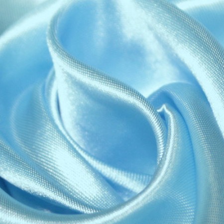 Ткань атласная однотонная бледно голубой (метр )