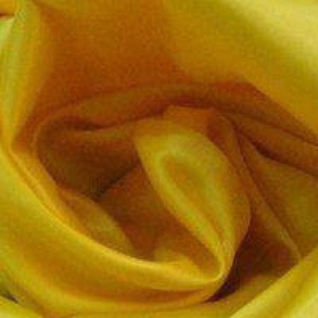 Ткань атлас стрейч плотный желтый (метр )