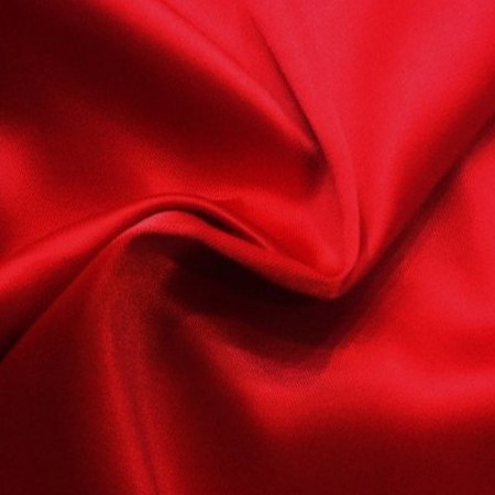 Ткань атлас стрейч плотный красный (метр )