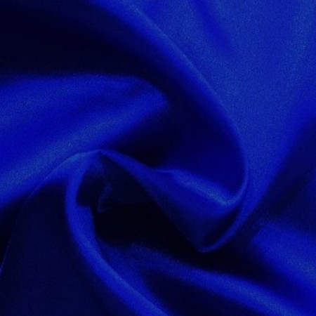 Ткань атлас стрейч плотный голубая элетрик (метр )