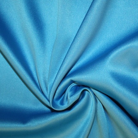 Ткань атлас королевский стрейч голубая бирюза (метр )