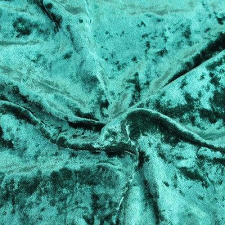 Ткань бархат мрамор зеленая мята (метр )