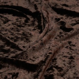 Ткань бархат мрамор шоколад (метр )