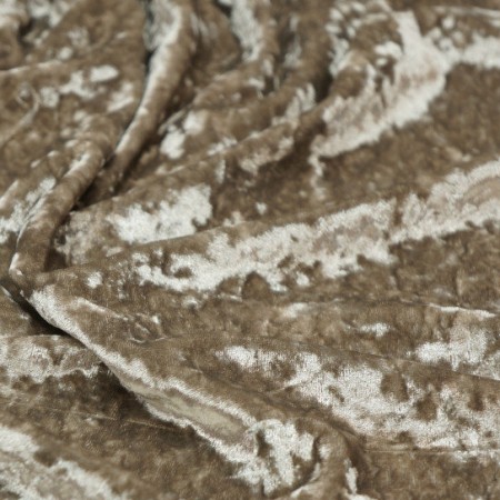 Ткань бархат мрамор бежевый (метр )