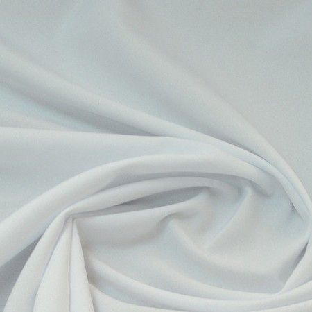 Ткань габардин белый с голубизной (метр )