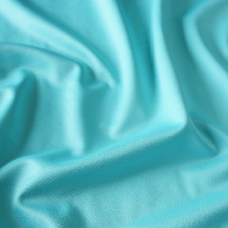 Ткань трикотаж дайвинг однотонный голубая мята (метр )