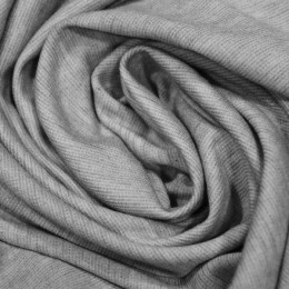 Ткань трикотаж французский светло серый меланж (метр )