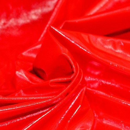 Ткань лак тонкий красный (метр )