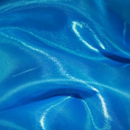 Ткань органза однотонный голубая бирюза (метр )