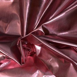 Ткань плащевка лаке металлик розовая (метр )