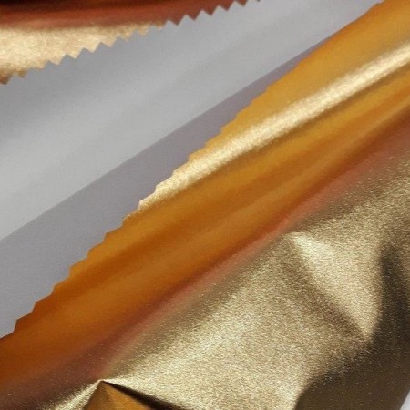 Ткань плащевка лаке металлик золото (метр )